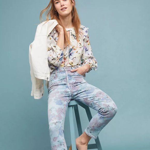 Citizens Of Humanity Denim - Citizens of Humanity Olivia Floral Skinny Jeans